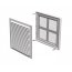 Větrací mřížka plastová 204x204 mm MV150s