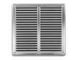 Větrací mřížka nerez Haco NVM 250x250 s rámečkem