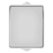 Vypínač venkovní č.6 schodišťový EMOS IP54 230V, bílý
