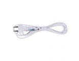 Flexo kabel 2m/2x0,75 bílá šňůra PVC