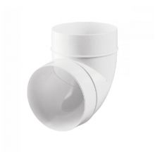 Koleno pro kruhové potrubí 100 mm/90st. PVC 121p