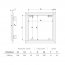 Revizní dvířka do sádrokartonu RDL 200 x 200 x 12,5 GKB US (V)