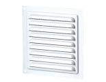 Větrací mřížka kovová 125x125 mm MVM125s-bílá