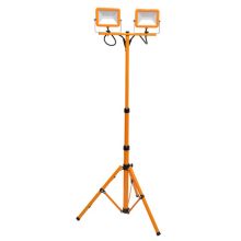 LED reflektor na stativu RMLED-2x30W přenosný, oranžový