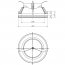Talířový ventil kovový univerzální 160 mm TVMI 160