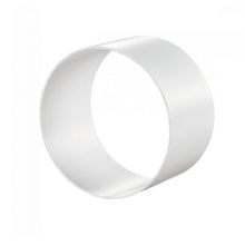 Spojka pro kruhové potrubí 128 mm vnější PVC 2123