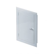 Komínová dvířka bílá 140x140 dvojitá DMW81