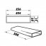 Ventilační potrubí čtyřhranné 234x29/0,5m PVC