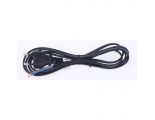 Flexo kabel 2m/2x0.75 černá šňůra PVC