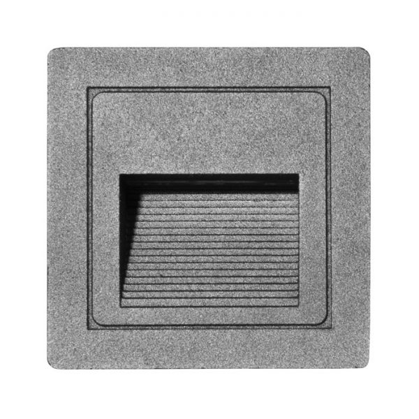 LED svítidlo vestavné STEP Z01WF-SED 3W, IP54, 4000K šedá - Kliknutím na obrázek zavřete