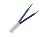 Kabel CYSY 2Dx1,5 kulatý bílý