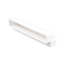 Koleno pro čtyřhrané potrubí 90st. vertikální 234x29 mm PVC