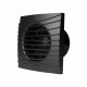 Ventilátor Dalap 125 DARK snížená hlučnost a zpětná klapka Ventilátor Dalap 125 DARK snížená hlučnost a zpětná klapka