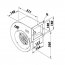 Ventilátor SKT 180x92 do čtyřhranného potrubí