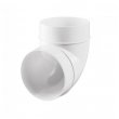 Koleno pro kruhové potrubí 125 mm/90 st. PVC 222p