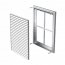 Větrací mřížka plastová 221x299 mm MV160s