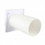 Větrací mřížka s klapkou 175 x 175 mm VM 175x175GK/125B