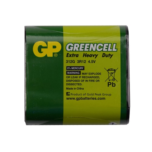 GP baterie Greencell plochá / 3R12, 4,5V