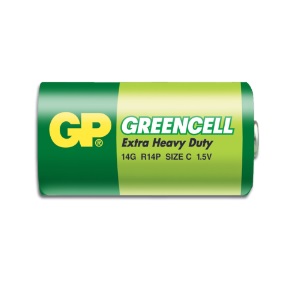 GP baterie Greencell R14 /C, malé mono