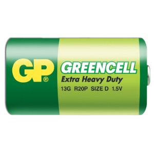 GP baterie Greencell R20 /D, velké mono