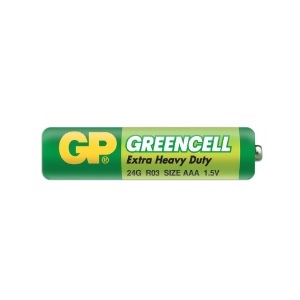 Baterie AAA, R03 Greencell GP mikrotužka
