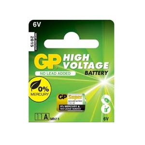 GP baterie Alkaline 11A / 6V - Kliknutím na obrázek zavřete