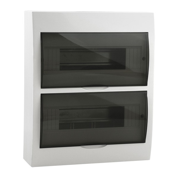 Rozvaděč na omítku DB212S 2X12P/SMD nástěnný na jističe - Kliknutím na obrázek zavřete