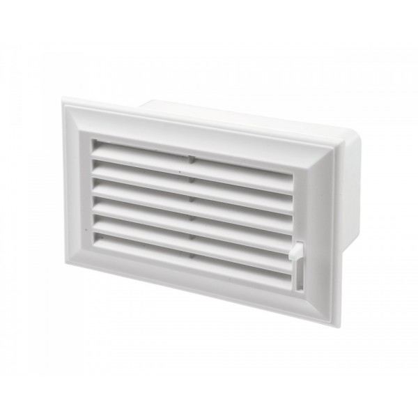 Ukončovací mřížka 110x55 mm PVC regulovatelná 572 - Kliknutím na obrázek zavřete