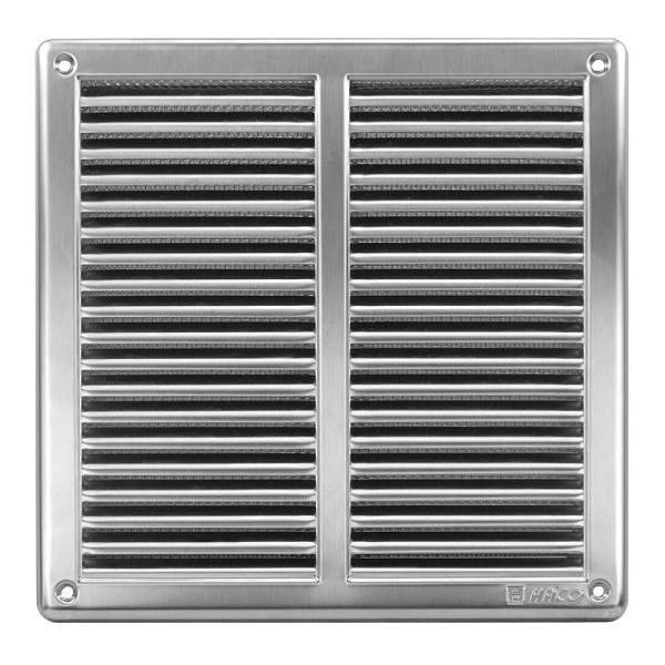 Větrací mřížka nerez Haco NVM 250x250 s rámečkem - Kliknutím na obrázek zavřete