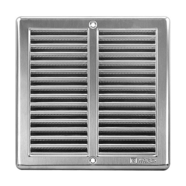Větrací mřížka nerez Haco NVM 200x200 s rámečkem - Kliknutím na obrázek zavřete