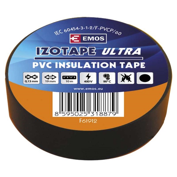 Izolační páska PVC 19/10 černá - Kliknutím na obrázek zavřete