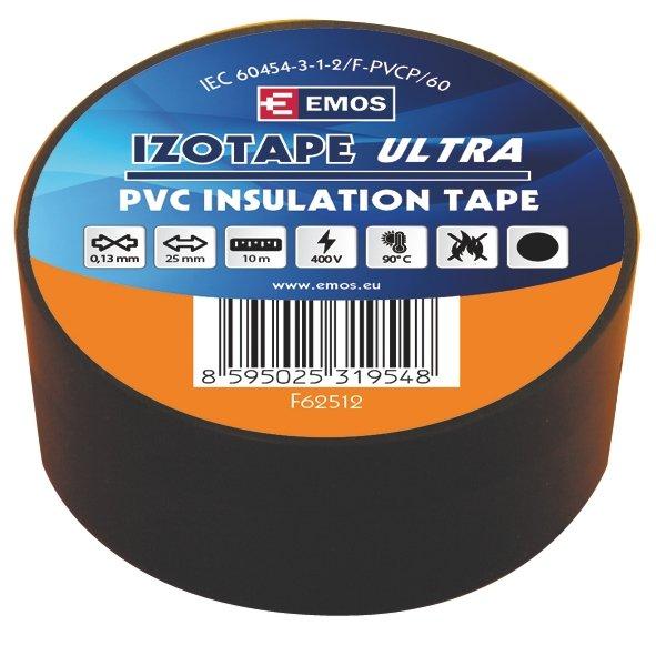 Izolační páska PVC 25/10 černá Emos