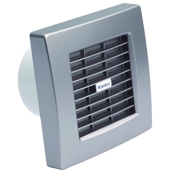 Ventilátor Kanlux TWISTER AOL 100T SF se žaluzií stříbrný - Kliknutím na obrázek zavřete