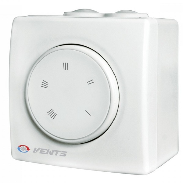 Regulátor otáček ventilátoru Vents RS-4.0-PS na omítku do 900W - Kliknutím na obrázek zavřete