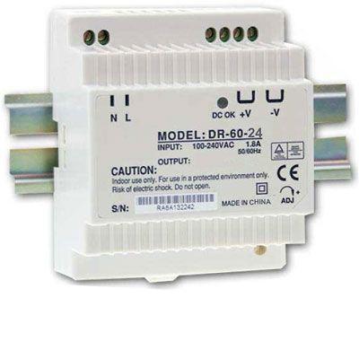 Transformátor, zdroj na DIN lištu 230V/24V, 60W DR-60-24 - Kliknutím na obrázek zavřete