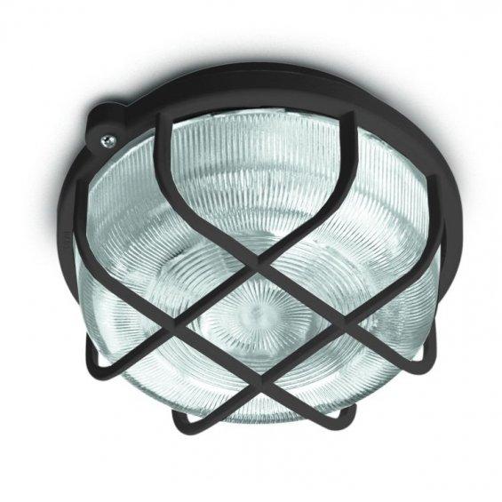 Svítidlo Kruh 100W E27 IP44 SKP-100/C černá - Kliknutím na obrázek zavřete