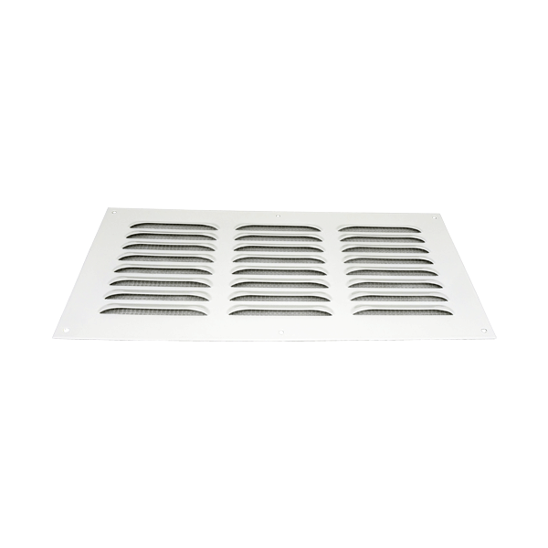 Větrací mřížka kovová 305x150 mm MVMPO305x150/3-bílá