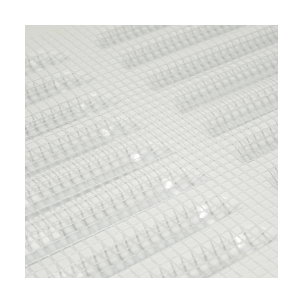 Větrací mřížka kovová 305x150 mm MVMPO305x150/3-bílá