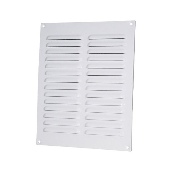 Větrací mřížka kovová 245x195 mm MVMPO245x195-bílá - Kliknutím na obrázek zavřete