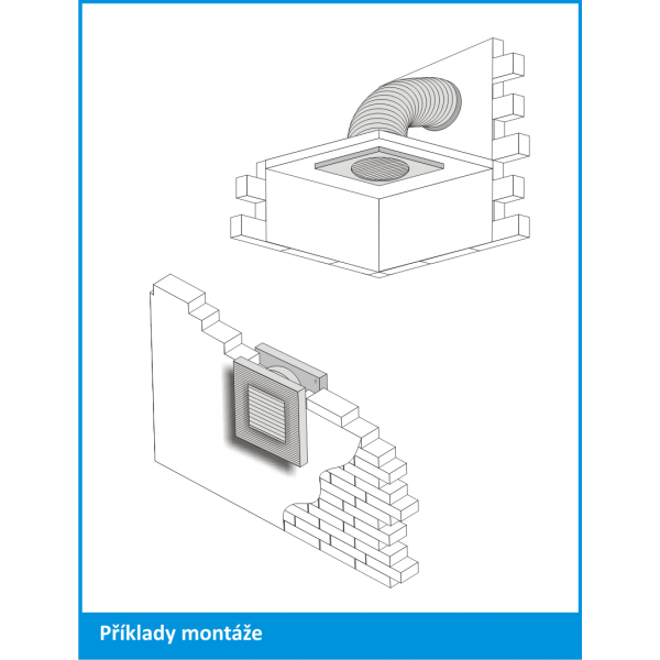 Ventilátor se žaluzií a časovým spínačem PRIMO base AT 100
