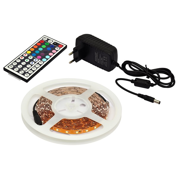 LED páska DX-SMD5050-1,5m/RGB s dálkovým ovladačem - Kliknutím na obrázek zavřete