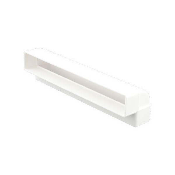 Koleno pro čtyřhrané potrubí 90st. vertikální 234x29 mm PVC - Kliknutím na obrázek zavřete