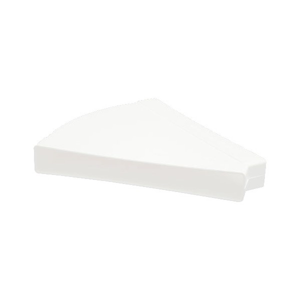 Koleno pro čtyřhrané potrubí 45st. horizontální 308x29 mm PVC - Kliknutím na obrázek zavřete