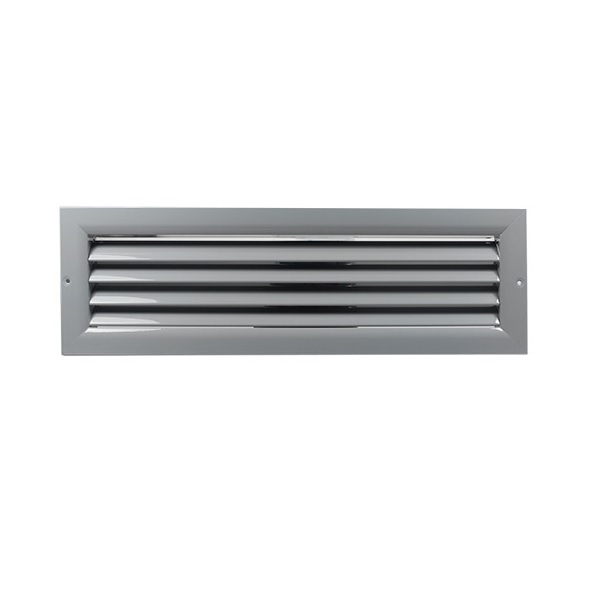 Větrací mřížka WDPG 200x100 extrudovaný hliník, šedá - Kliknutím na obrázek zavřete