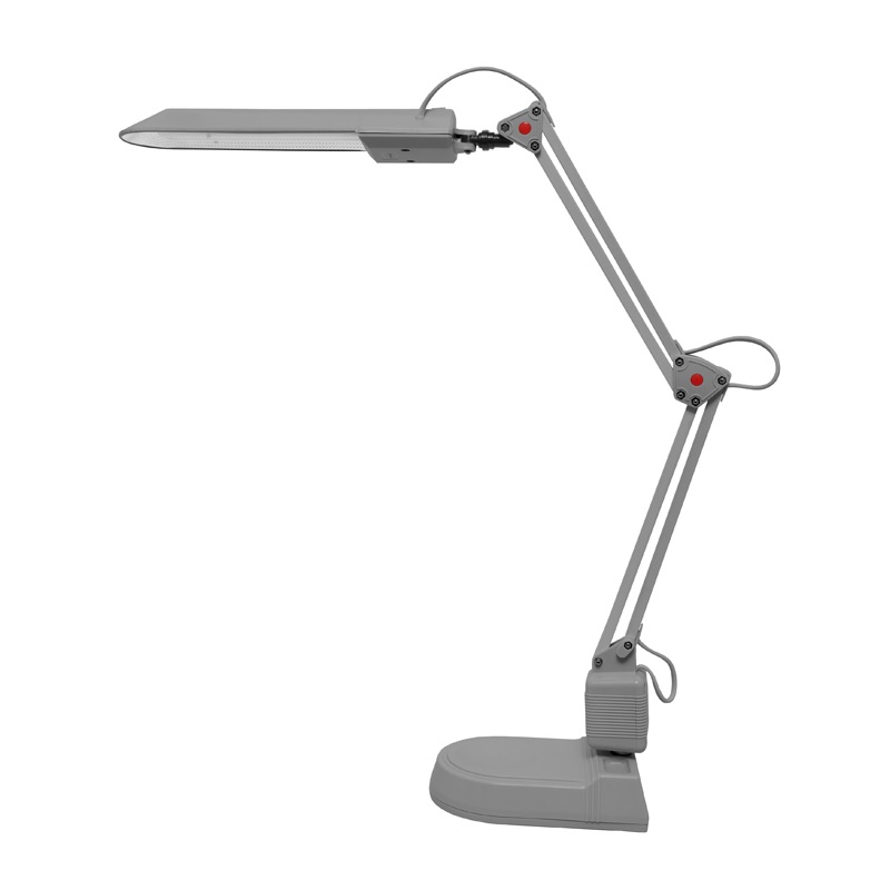 Stolní lampa ADEPT L50164-LED-STR stříbrná, podstavec i úchyt 8W Ecolite