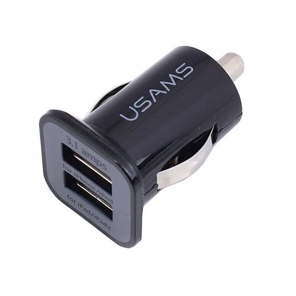 Adaptér USB do auta 12V/5V 2,1 plus 1A