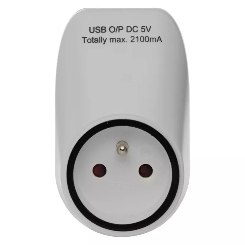 Zásuvka s 2x USB nabíjením P0071 Emos