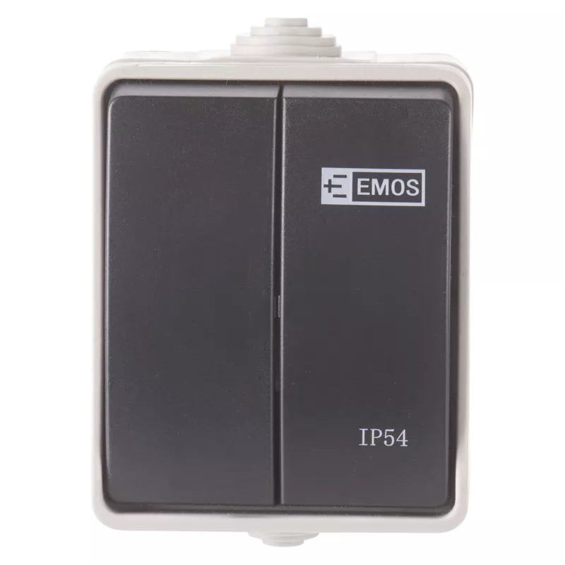 Vypínač venkovní č.5 lustrový EMOS IP54 230V Emos