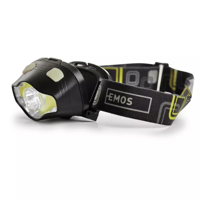 LED čelová svítilna P3536, COB, 3x AAA Emos