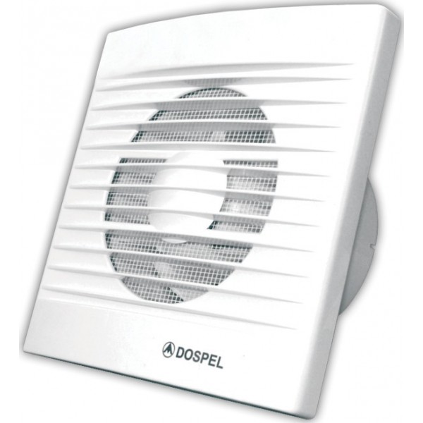 Ventilátor Dospel Styl 120 WC/H-P doběh, hygrostat, klapka - Kliknutím na obrázek zavřete